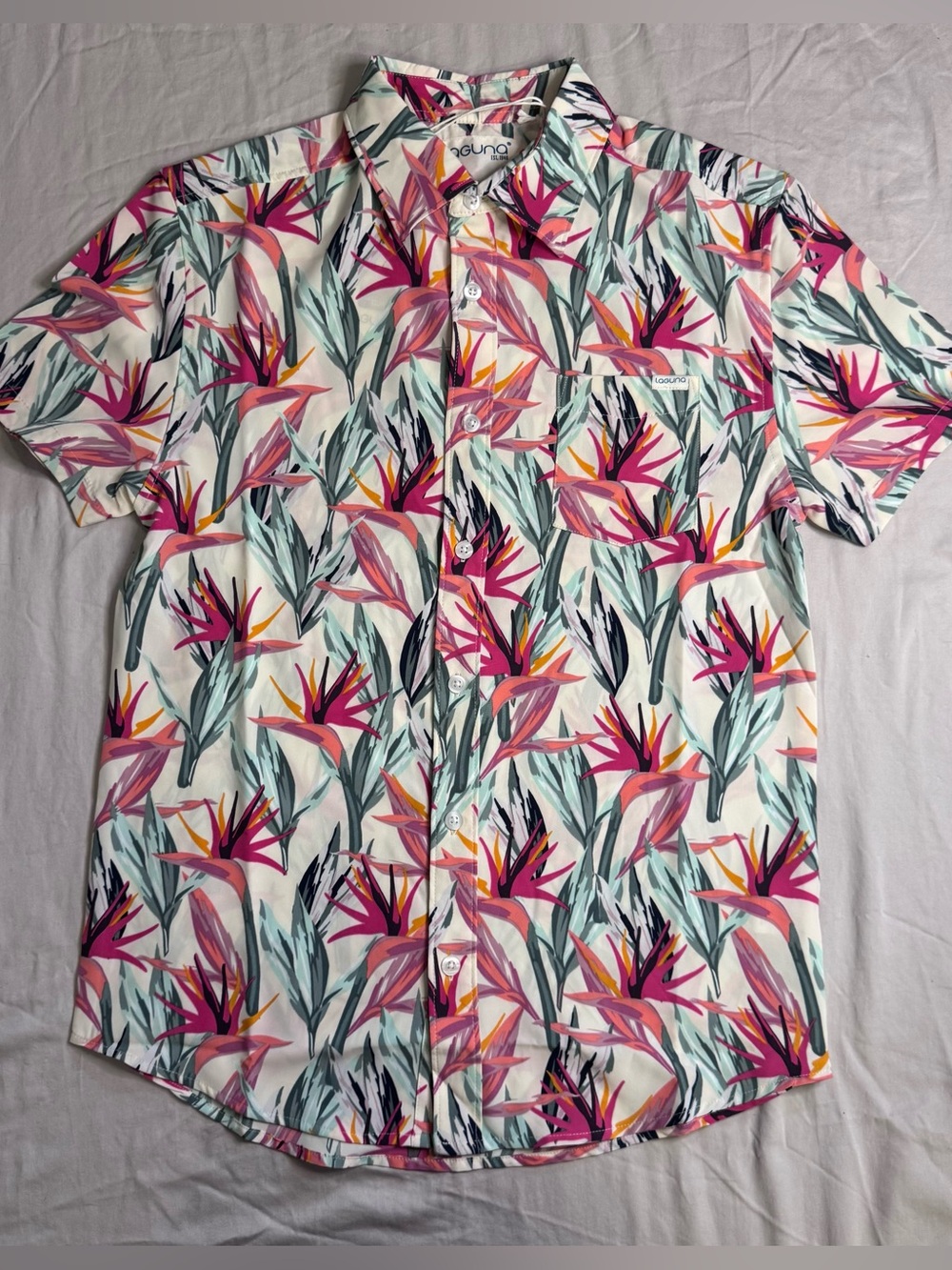 Colorful Tropical Floral Button-Up Shirt | Small | NWT | Fast Ship